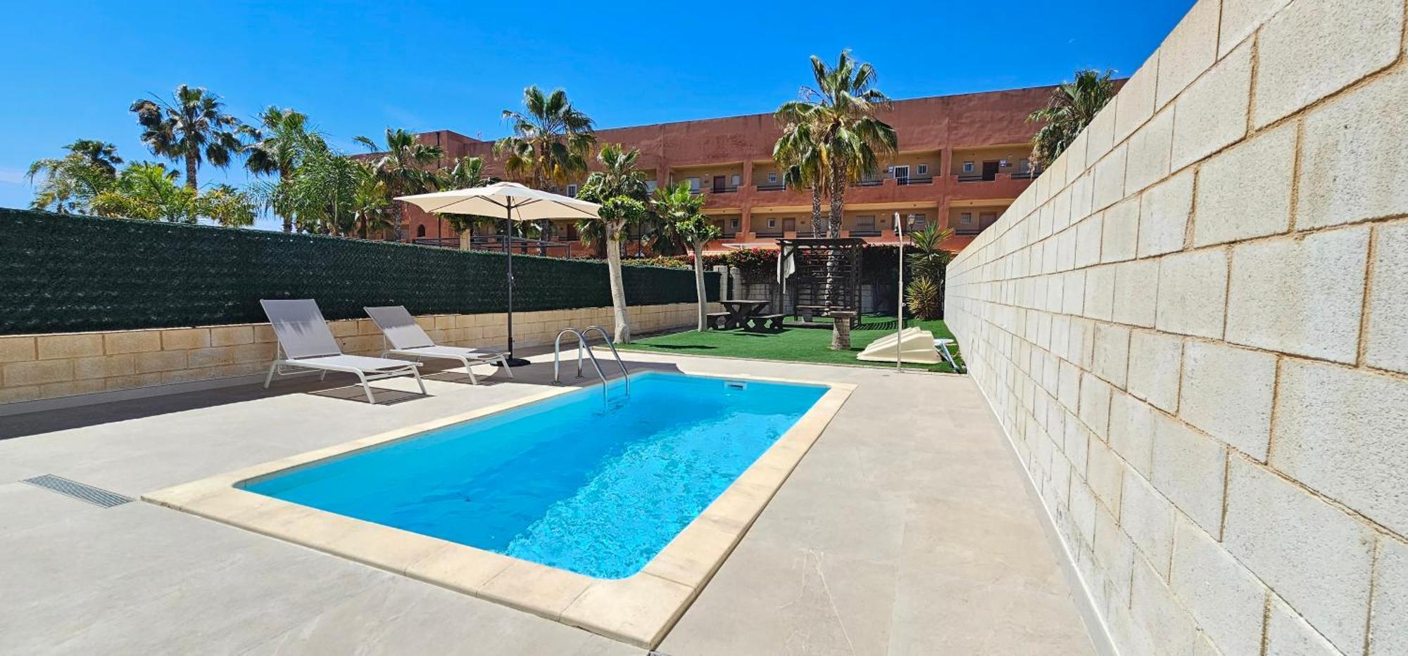 Homes Of Spain, Apartamentos Paraiso Vera Playa, Fatu Hiva, Bajo A Con Piscina Privada En Jardin Privado, Primera Linea De Playa, Wifi 外观 照片
