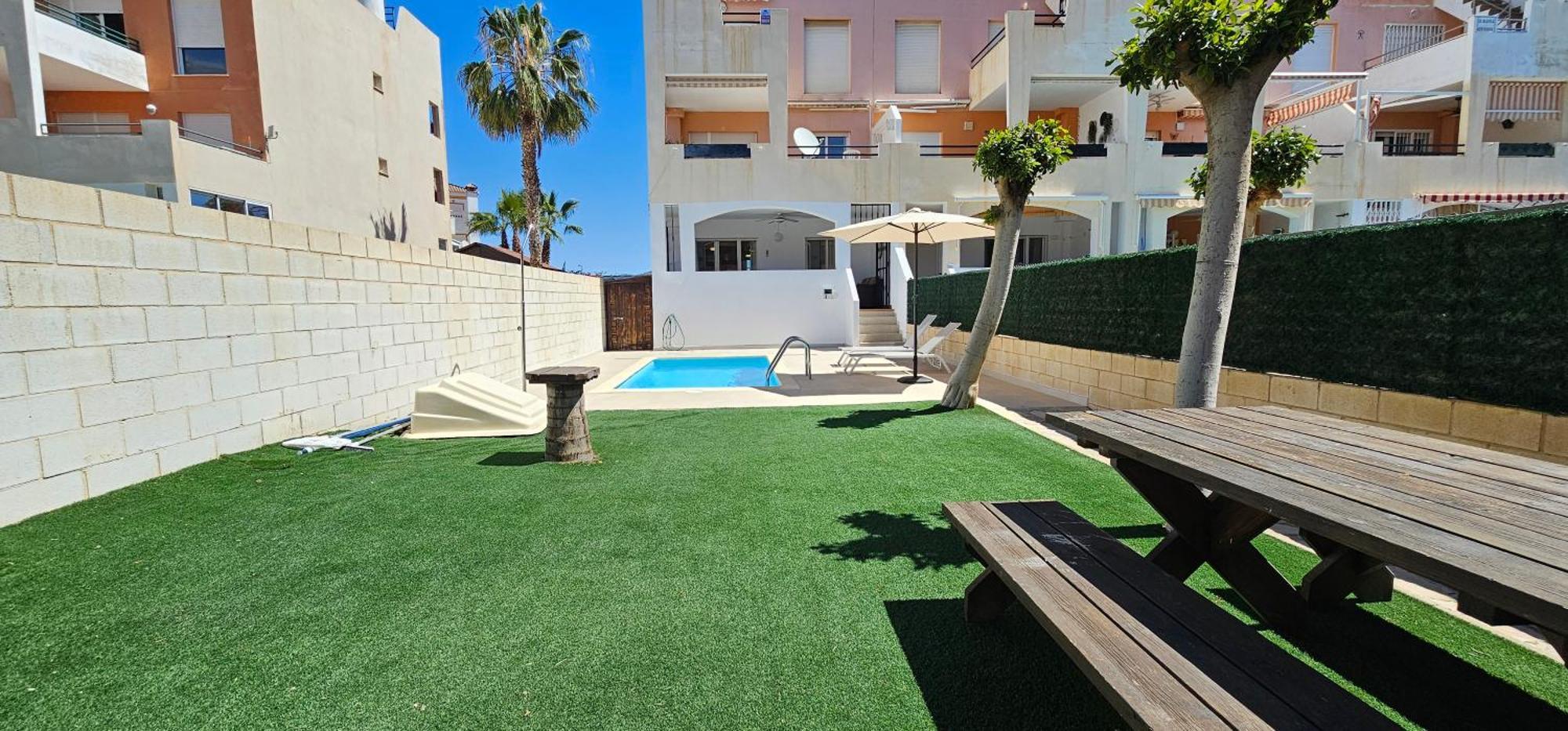Homes Of Spain, Apartamentos Paraiso Vera Playa, Fatu Hiva, Bajo A Con Piscina Privada En Jardin Privado, Primera Linea De Playa, Wifi 外观 照片