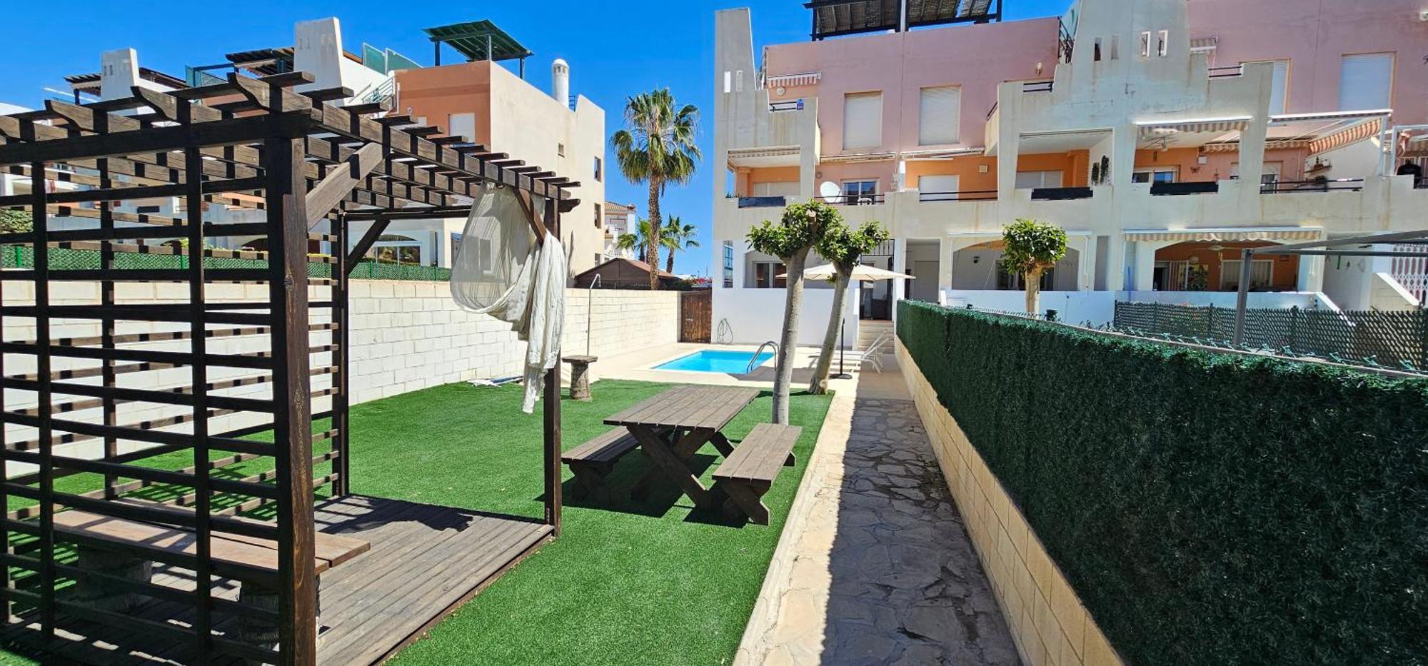 Homes Of Spain, Apartamentos Paraiso Vera Playa, Fatu Hiva, Bajo A Con Piscina Privada En Jardin Privado, Primera Linea De Playa, Wifi 外观 照片