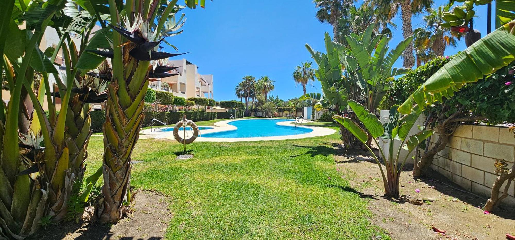 Homes Of Spain, Apartamentos Paraiso Vera Playa, Fatu Hiva, Bajo A Con Piscina Privada En Jardin Privado, Primera Linea De Playa, Wifi 外观 照片